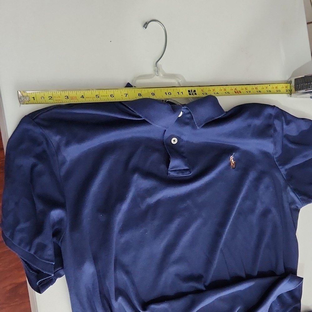 Ralph Lauren Blue Label Shirt Mens Polo Size XL Navy Blue - Picture 9 of 9
